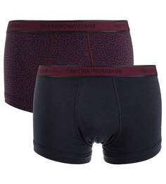 Комплект из двух хлопковых трусов-боксеров Emporio Armani