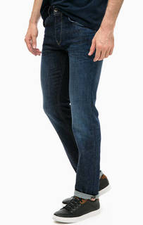 Зауженные джинсы на болтах с заломами Gas