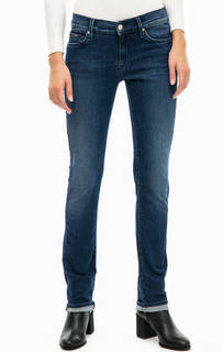 Синие джинсы прямого кроя Gas