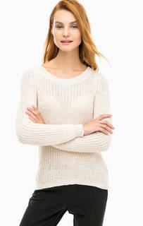 Трикотажный свитер молочного цвета Only