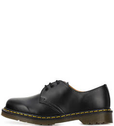 Черные ботинки из гладкой кожи Dr. Martens