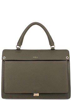 Кожаная сумка с трансформирующимся клапаном Furla