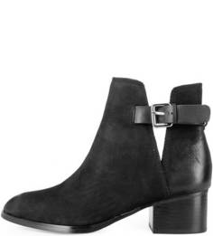 Полусапоги из нубука на каблуке Aldo