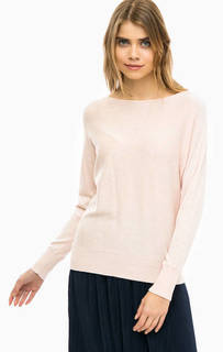 Розовый джемпер с вырезом на спине Only