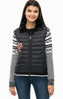 Куртка на молниии с вышивкой Desigual
