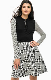 Трикотажное платье с расклешенной юбкой Desigual