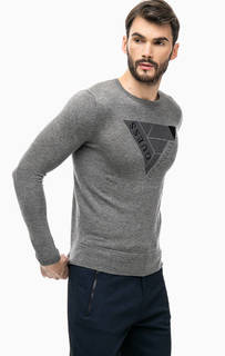 Серый джемпер с принтом Guess