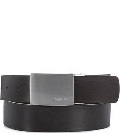 Кожаный ремень коричневого цвета Strellson