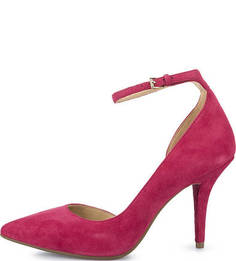 Замшевые туфли цвета фуксии на каблуке Michael Michael Kors