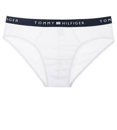 Белые трусы-брифы из хлопка Tommy Hilfiger