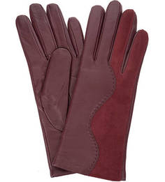 Кожаные перчатки с шерстяной подкладкой Eleganzza