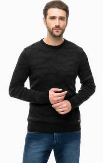 Хлопковый джемпер с камуфляжным принтом Tom Tailor