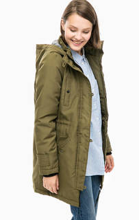Парка цвета хаки с капюшоном Vero Moda