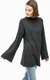 Короткое платье-свитер серого цвета Vero Moda