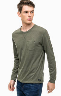 Футболка цвета хаки с карманом Tom Tailor