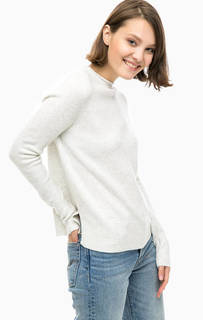 Молочный джемпер с разрезами по бокам Tom Tailor Denim