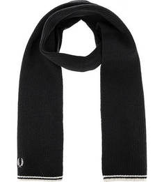 Шерстяной вязаный шарф Fred Perry