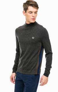 Серый шерстяной джемпер Fred Perry