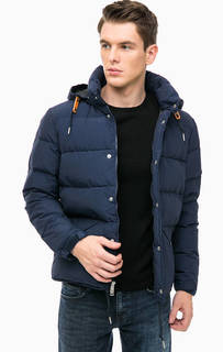 Синий пуховик со съемным капюшоном Penfield