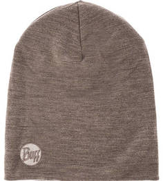 Шерстяная шапка с логотипом бренда Buff