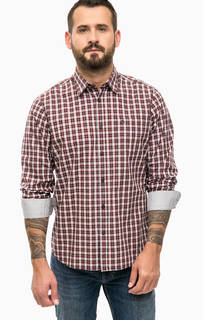 Хлопковая рубашка в клетку Lerros