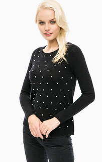 Черный джемпер с декором из бусин Pennyblack