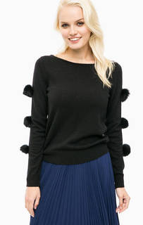 Черный джемпер с круглым вырезом Pennyblack