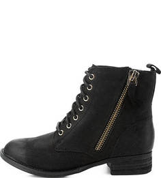 Черные демисезонные ботинки из нубука Aldo