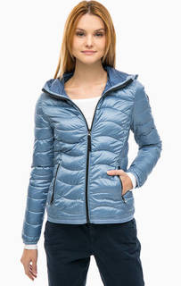 Короткая синяя куртка с капюшоном S.Oliver