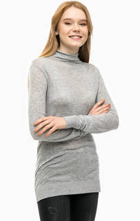 Тонкий трикотажный джемпер серого цвета Tommy Hilfiger