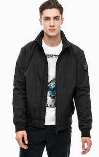 Черная куртка с воротником-стойкой Napapijri