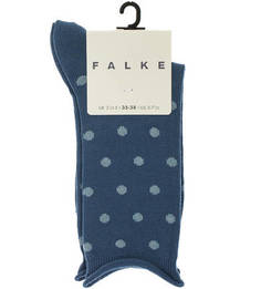 Синие носки в горошек Falke