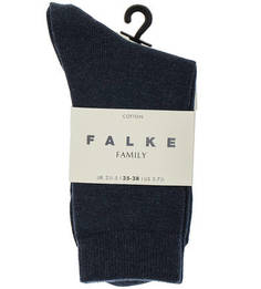 Синие носки из хлопка Falke