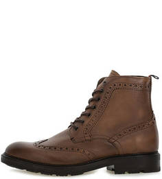 Кожаные ботинки с брогированием Tommy Hilfiger