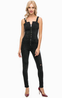 Комбинезон из денима с на молнии Guess