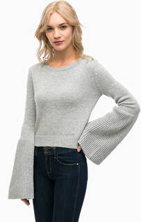 Серый джемпер с расклешенными рукавами Guess