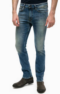 Зауженные джинсы с легкими заломами Calvin Klein Jeans
