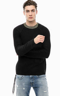 Хлопковый джемпер с молниями по бокам Replay