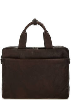 Кожаная сумка с отделением для ноутбука Strellson
