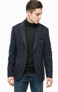 Синий повседневный пиджак Pierre Cardin
