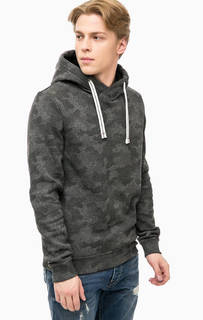 Серая толстовка с камуфляжным принтом Tom Tailor