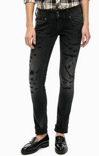 Зауженные джинсы с вышивкой Pepe Jeans
