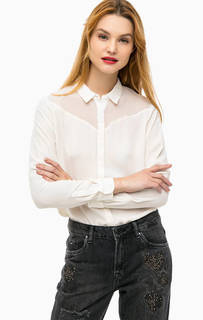 Блуза молочного цвета на пуговицах Pepe Jeans