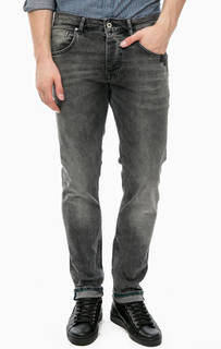 Серые зауженные джинсы Pepe Jeans