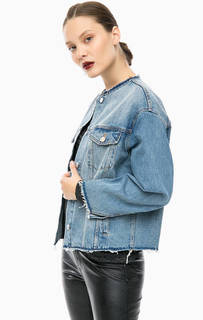 Куртка из денима с необработанным краем Cheap Monday