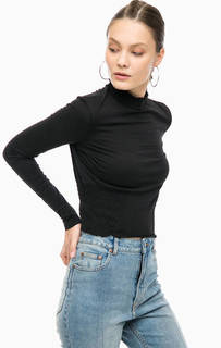 Хлопковая футболка с высоким воротом Cheap Monday