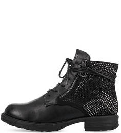 Ботинки с отделкой стразами и молнией S.Oliver