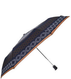 Синий складной зонт с системой "антиветер" Doppler