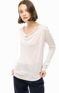 Однотонный трикотажный джемпер Trussardi Jeans