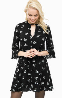 Короткое платье из вискозы с цветочным принтом Glamorous